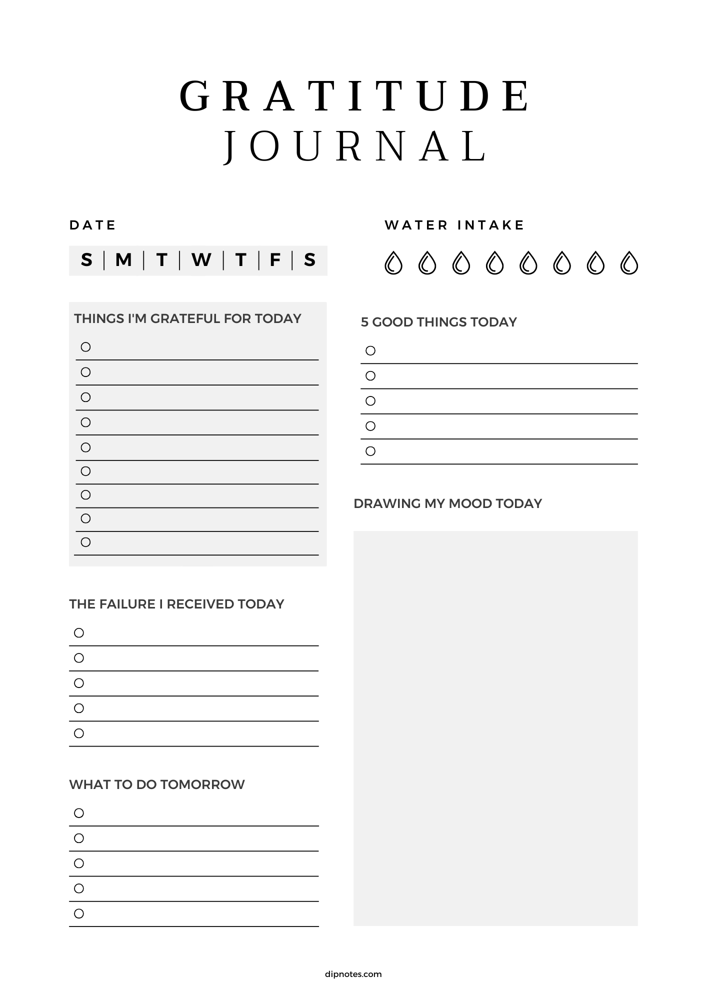 White Minimalist Journal Planner - Image 6
