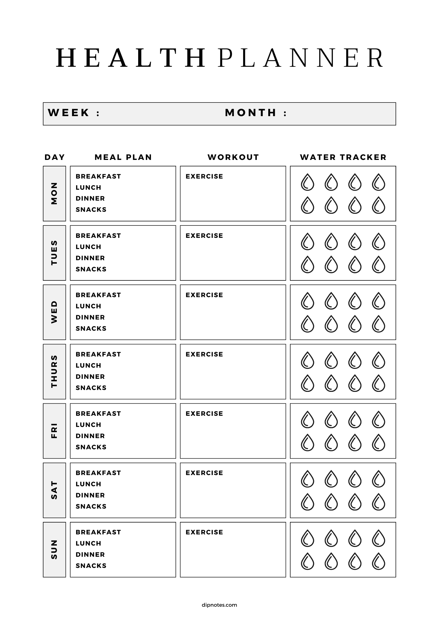 White Minimalist Journal Planner - Image 8