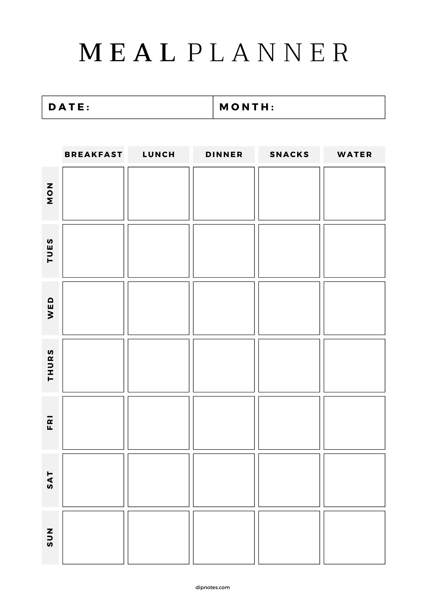 White Minimalist Journal Planner - Image 9
