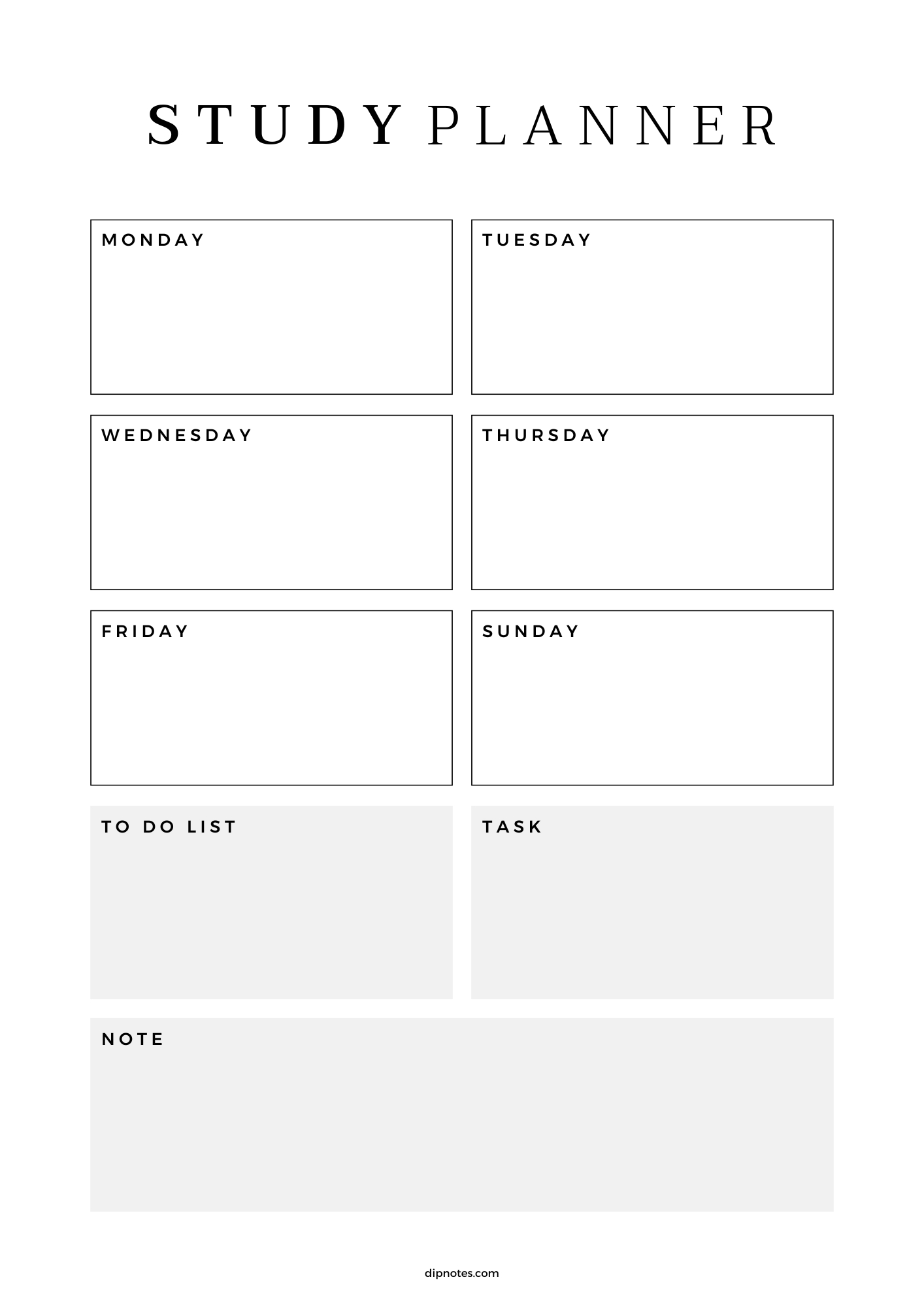 White Minimalist Journal Planner - Image 12