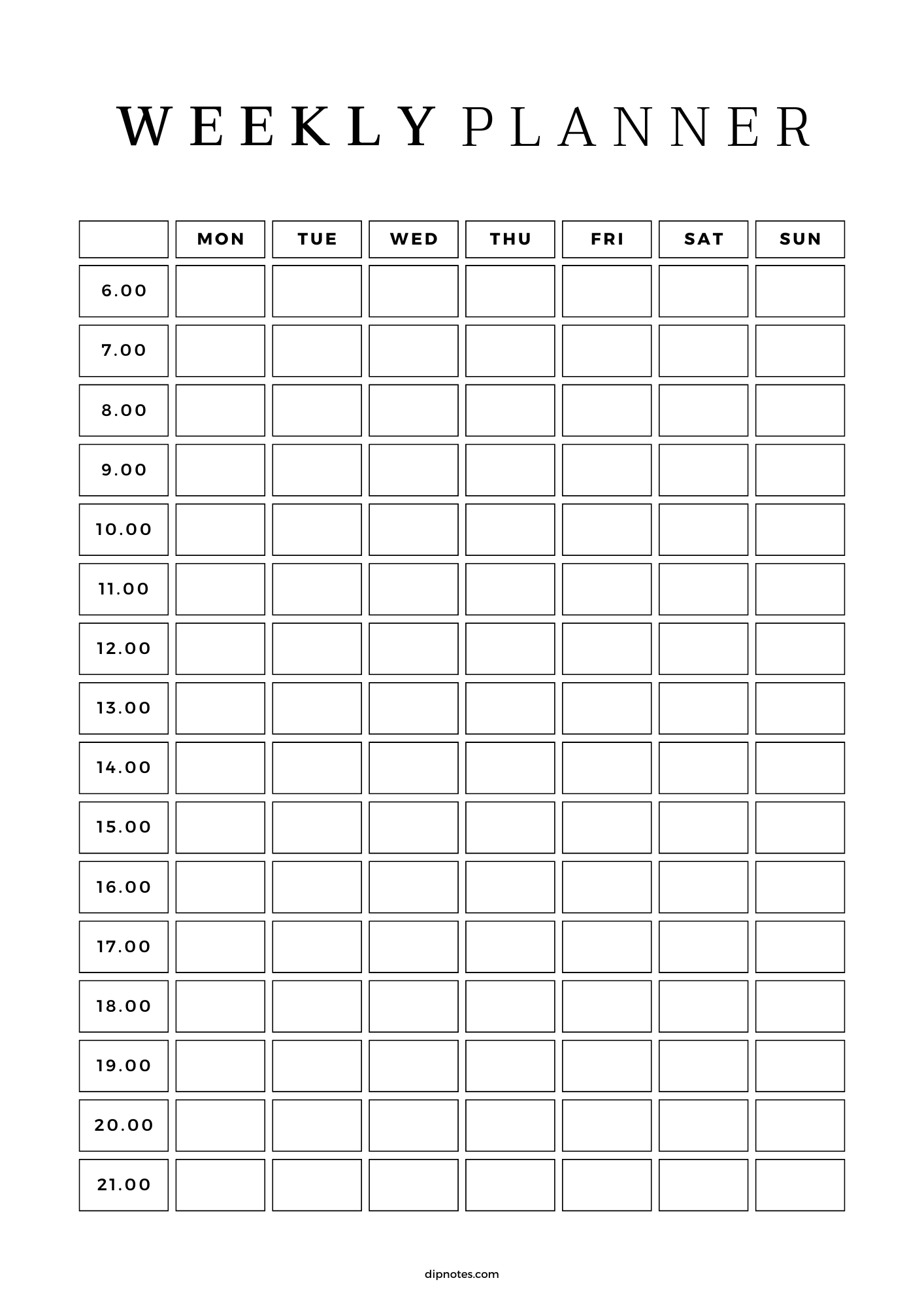 White Minimalist Journal Planner - Image 14